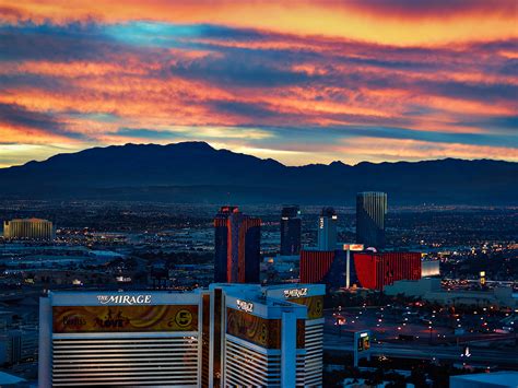 sunset in las vegas 2024